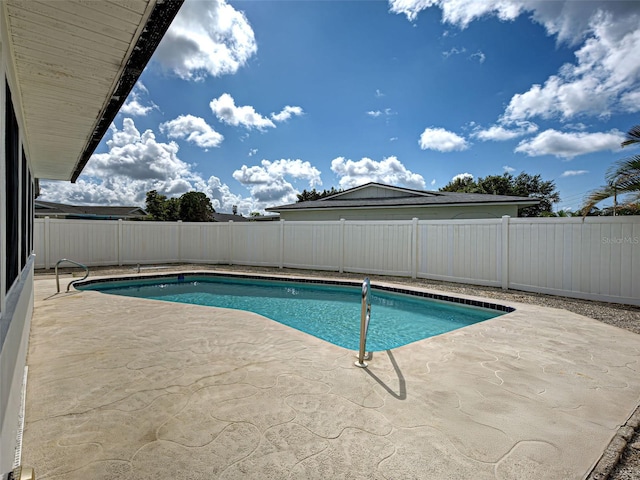 6483 Fabian Rd, North Port, FL 34287 - view of pool featuring a patio area and a fenced backyard