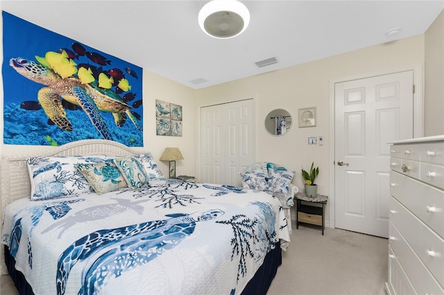 167 Marker Rd, Rotonda West, FL 33947 - bedroom with light colored carpet and a closet