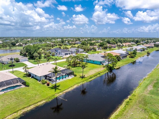 167 Marker Rd, Rotonda West, FL 33947 - aerial view of residential area with a large body of water