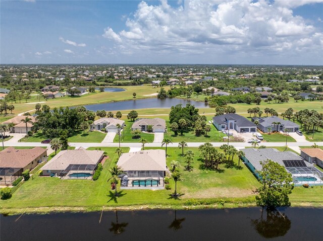 167 Marker Rd, Rotonda West, FL 33947 - aerial view of residential area featuring a large body of water