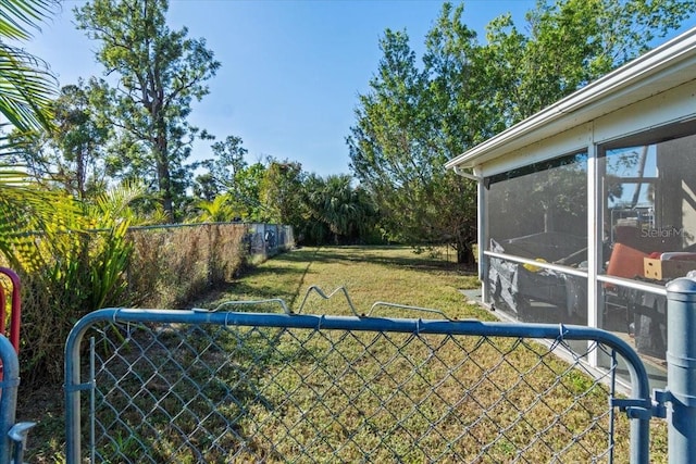 3197 Normandy Dr, Port Charlotte, FL 33952 - view of yard with a sunroom