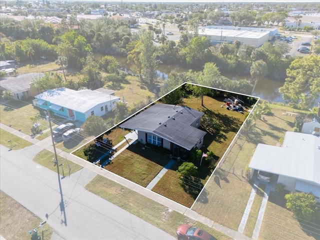 3197 Normandy Dr, Port Charlotte, FL 33952 - aerial overview of property's location with property parcel outlined