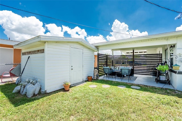 720 Dalton Blvd, Port Charlotte, FL 33952 - garage featuring a storage shed