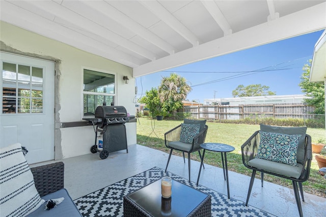 720 Dalton Blvd, Port Charlotte, FL 33952 - view of patio with grilling area