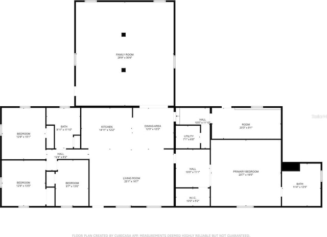 4996 49th St, Vero Beach, FL 32967 - view of floor plan / room layout