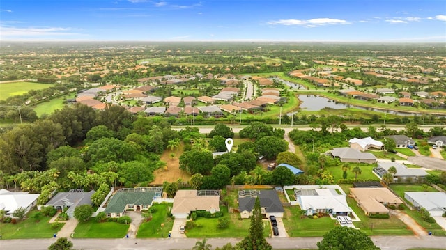 4996 49th St, Vero Beach, FL 32967 - aerial view of property's location featuring nearby suburban area and a large body of water