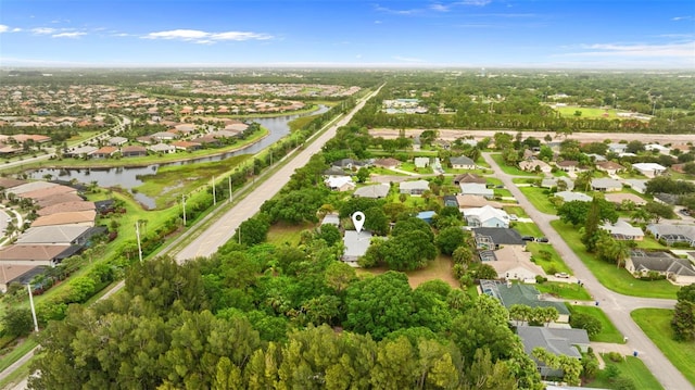 4996 49th St, Vero Beach, FL 32967 - aerial overview of property's location featuring nearby suburban area and a nearby body of water