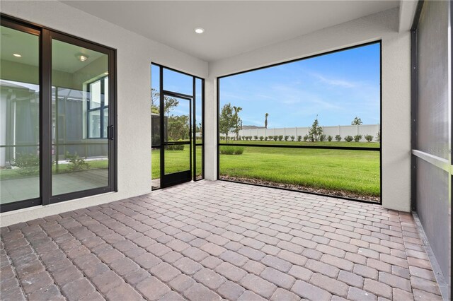 2477 Gabel Oak Dr, North Port, FL 34289 - view of unfurnished sunroom