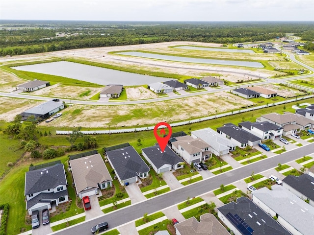2477 Gabel Oak Dr, North Port, FL 34289 - aerial view of residential area with a nearby body of water
