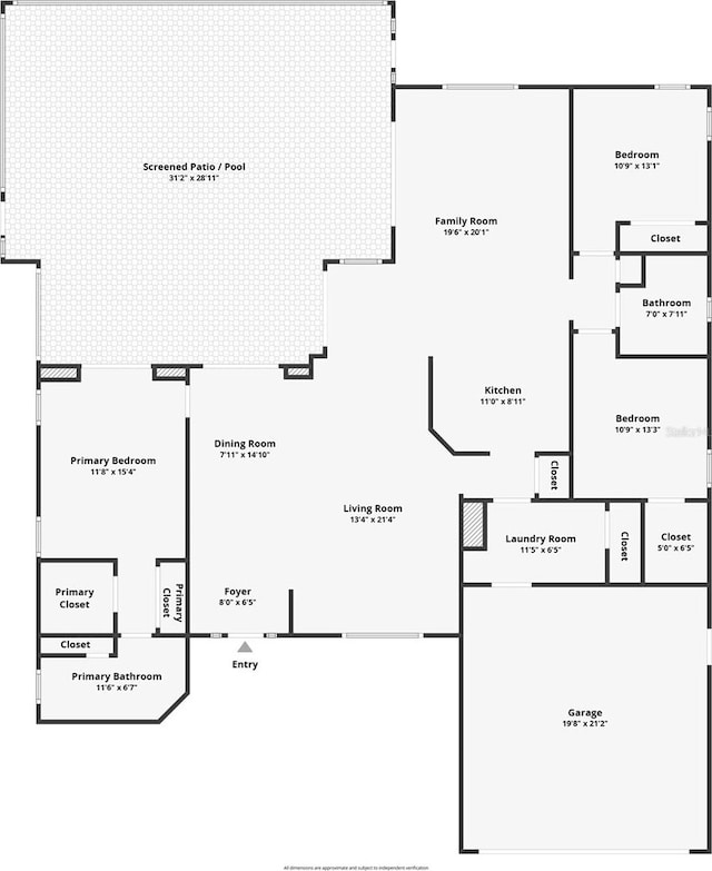 4038 Corydon Ave, North Port, FL 34286 - view of room layout