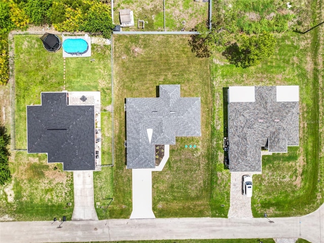 3202 41st St W, Lehigh Acres, FL 33971 - drone / aerial view of a pool area