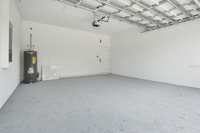 3202 41st St W, Lehigh Acres, FL 33971 - garage with water heater and a garage door opener