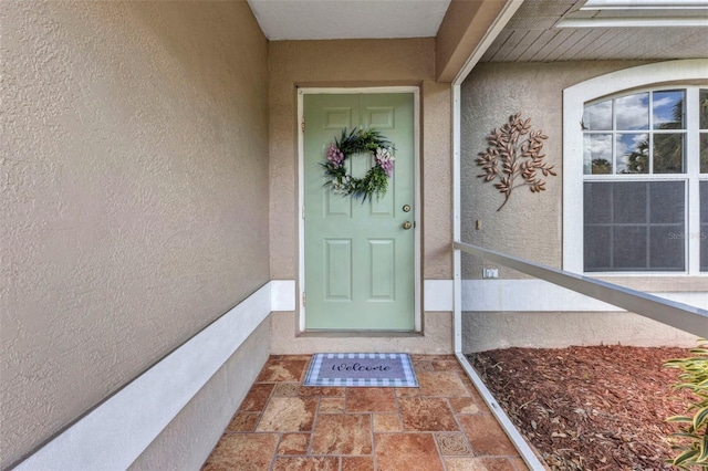 3305 Nansen Ln, North Port, FL 34286 - view of exterior entry featuring stucco siding