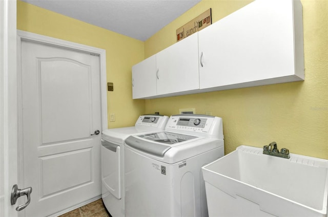 3305 Nansen Ln, North Port, FL 34286 - washroom featuring washer and dryer and cabinet space