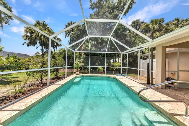 3305 Nansen Ln, North Port, FL 34286 - outdoor pool featuring a patio area and a lanai