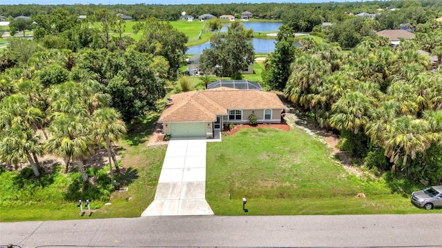 3305 Nansen Ln, North Port, FL 34286 - aerial view of property and surrounding area featuring a large body of water