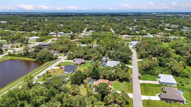 3305 Nansen Ln, North Port, FL 34286 - aerial view of property and surrounding area with a nearby body of water and nearby suburban area