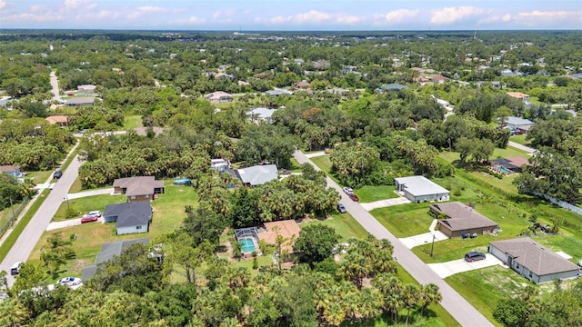 3305 Nansen Ln, North Port, FL 34286 - aerial view of property and surrounding area featuring nearby suburban area