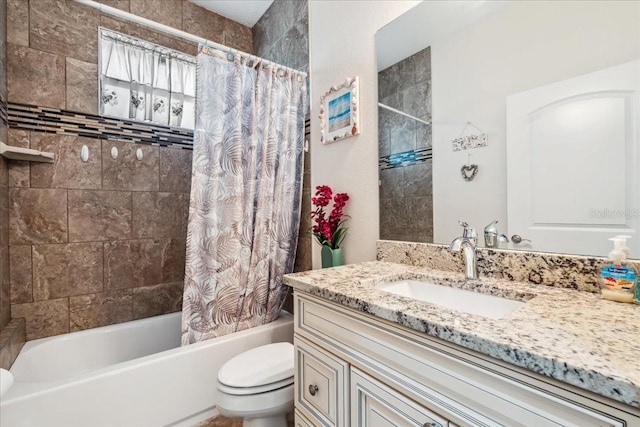 1275 Blue Lake Cir, Punta Gorda, FL 33983 - bathroom featuring vanity and shower / bath combo with shower curtain