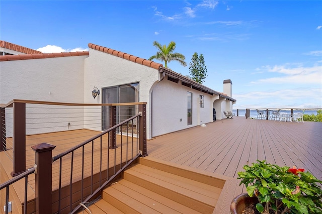 25188 Marion Ave Unit 45, Punta Gorda, FL 33950 - view of wooden deck