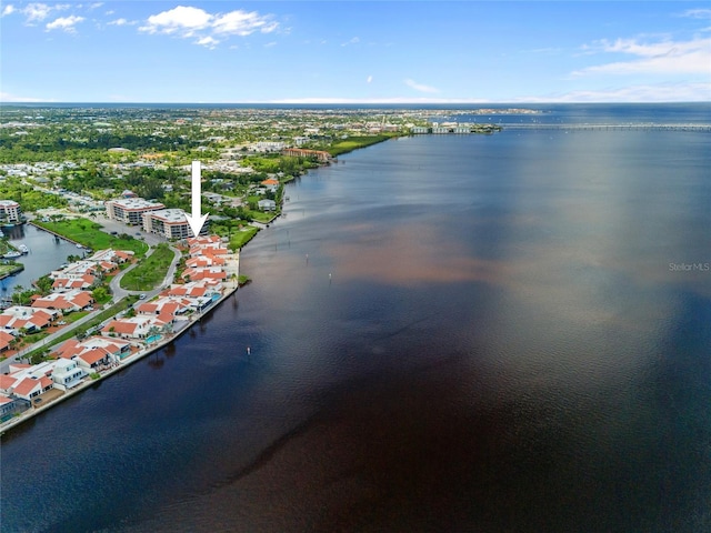 25188 Marion Ave Unit 45, Punta Gorda, FL 33950 - aerial overview of property's location with a large body of water