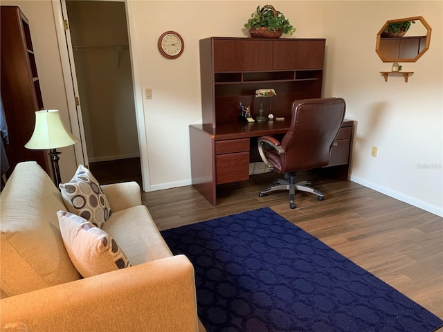 21460 Sheldon Ave, Port Charlotte, FL 33952 - home office featuring wood finished floors