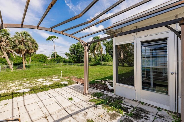 3497 Cohoes St, Port Charlotte, FL 33952 - view of patio with a pergola