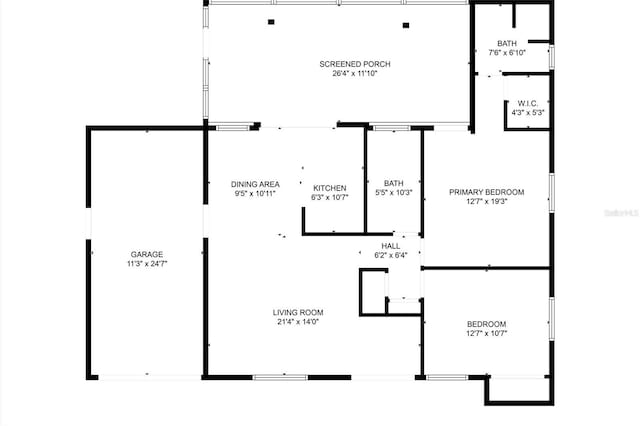 3497 Cohoes St, Port Charlotte, FL 33952 - view of floor plan / room layout