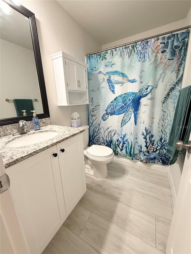 17344 York Ave, Port Charlotte, FL 33948 - bathroom featuring vanity and curtained shower
