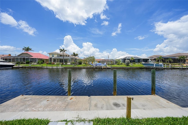 2815 Coral Way, Punta Gorda, FL 33950 - dock featuring a residential view and a water view