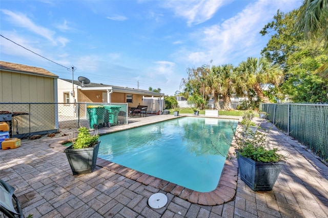 25082 Harborview Rd, Punta Gorda, FL 33980 - view of pool featuring a patio area and a fenced backyard