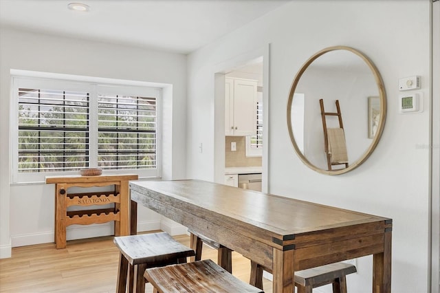 23465 Harborview Rd Unit 1031, Punta Gorda, FL 33980 - dining area featuring light wood finished floors and recessed lighting