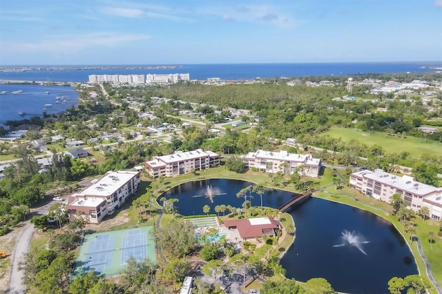 23465 Harborview Rd Unit 1031, Punta Gorda, FL 33980 - aerial view of property and surrounding area featuring a large body of water and apartment complex / building