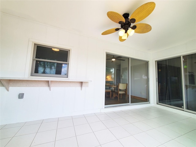 3456 Highlands Rd, Punta Gorda, FL 33983 - view of patio / terrace featuring ceiling fan