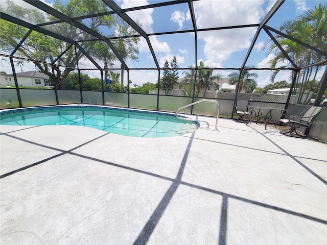 3456 Highlands Rd, Punta Gorda, FL 33983 - outdoor pool with a patio and a lanai
