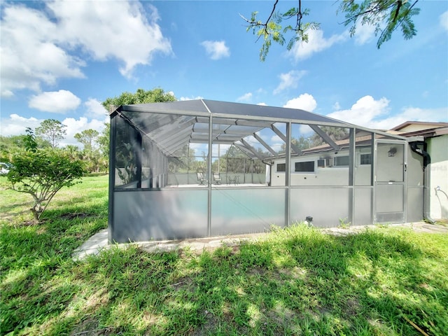 3456 Highlands Rd, Punta Gorda, FL 33983 - view of pool featuring glass enclosure