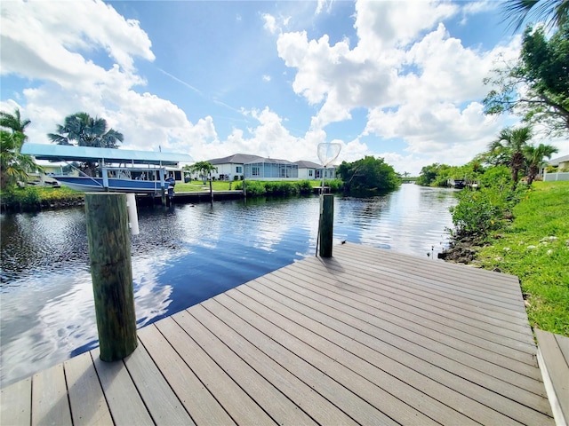 3456 Highlands Rd, Punta Gorda, FL 33983 - dock area featuring a water view