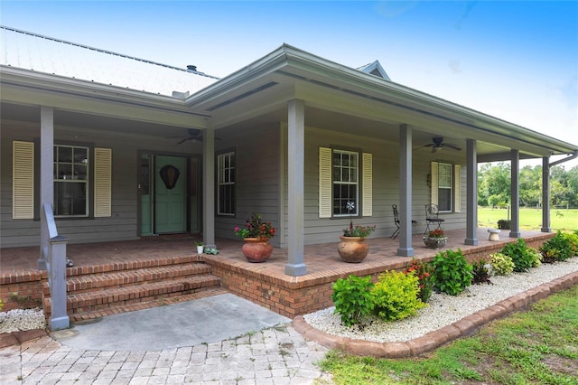 2788 SW County Road 769, Arcadia, FL 34266 - entrance to property featuring a porch and ceiling fan