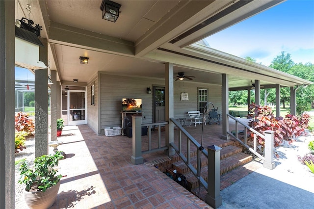 2788 SW County Road 769, Arcadia, FL 34266 - porch featuring a ceiling fan