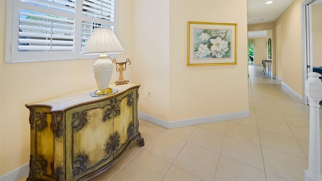 786 Regency Reserve Cir Unit 1404, Naples, FL 34119 - hall featuring light tile patterned flooring and recessed lighting