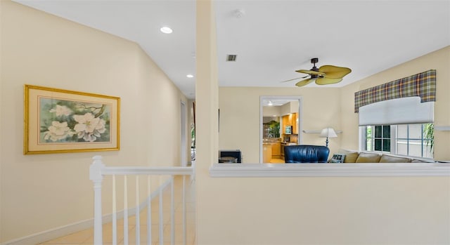 786 Regency Reserve Cir Unit 1404, Naples, FL 34119 - living room with ceiling fan and recessed lighting