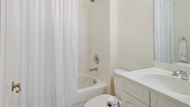 786 Regency Reserve Cir Unit 1404, Naples, FL 34119 - bathroom with vanity and shower / bathtub combination with curtain
