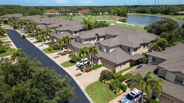 786 Regency Reserve Cir Unit 1404, Naples, FL 34119 - aerial perspective of suburban area with a nearby body of water and a golf course