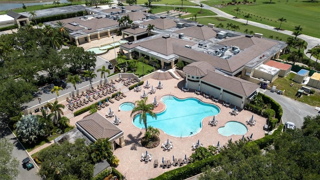 786 Regency Reserve Cir Unit 1404, Naples, FL 34119 - bird's eye view of a pool