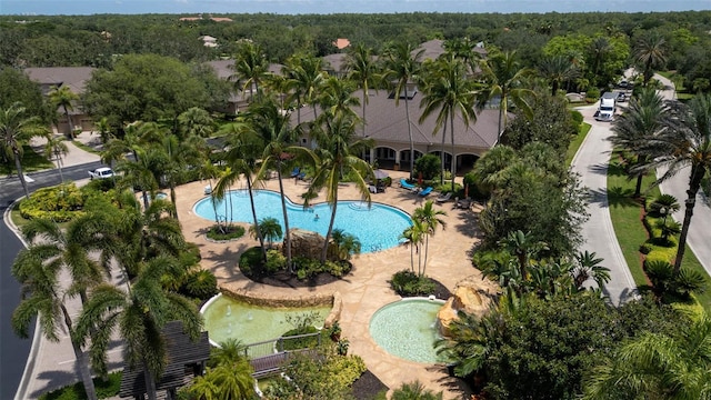 786 Regency Reserve Cir Unit 1404, Naples, FL 34119 - drone / aerial view of a pool area