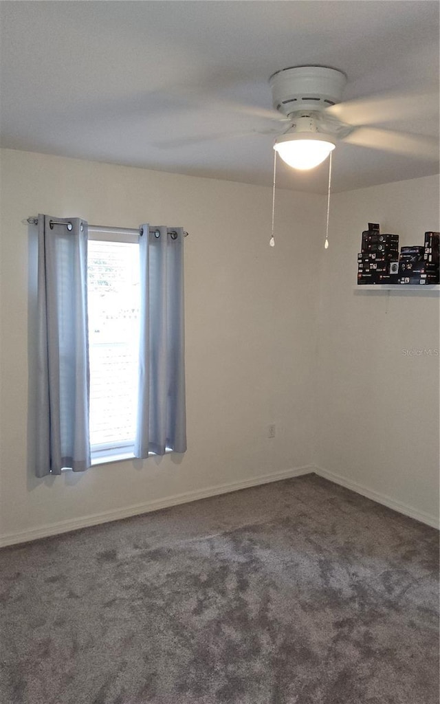 6341 Opa Locka Ln, North Port, FL 34291 - unfurnished room with carpet flooring and ceiling fan