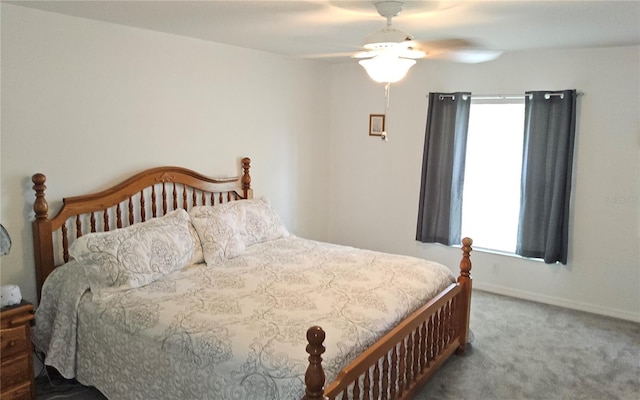 6341 Opa Locka Ln, North Port, FL 34291 - bedroom featuring multiple windows, carpet floors, and ceiling fan