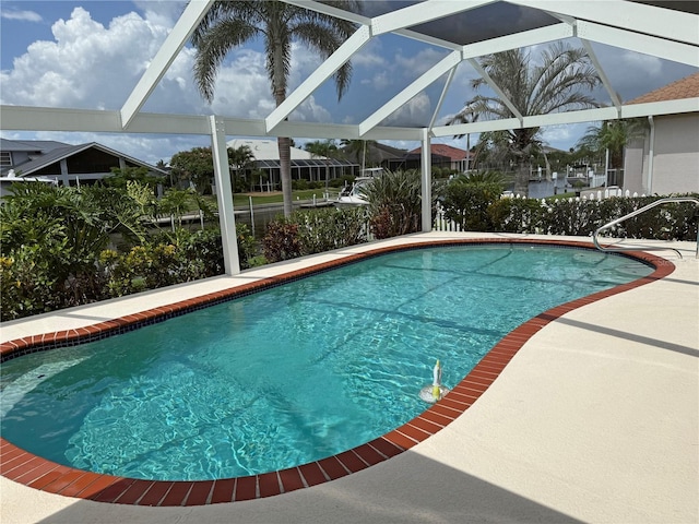 1128 Rum Cay Ct, Punta Gorda, FL 33950 - swimming pool featuring a patio area and a lanai