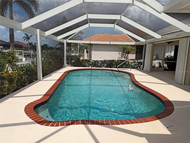 1128 Rum Cay Ct, Punta Gorda, FL 33950 - swimming pool with a patio and a lanai