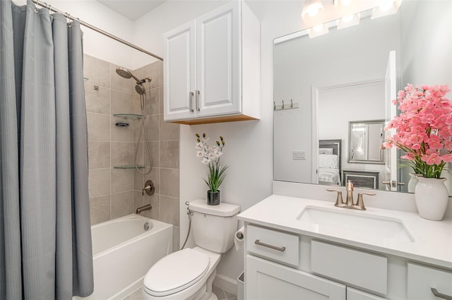 24348 Nicobar Ln, Punta Gorda, FL 33955 - full bath with vanity and shower / bathtub combination with curtain